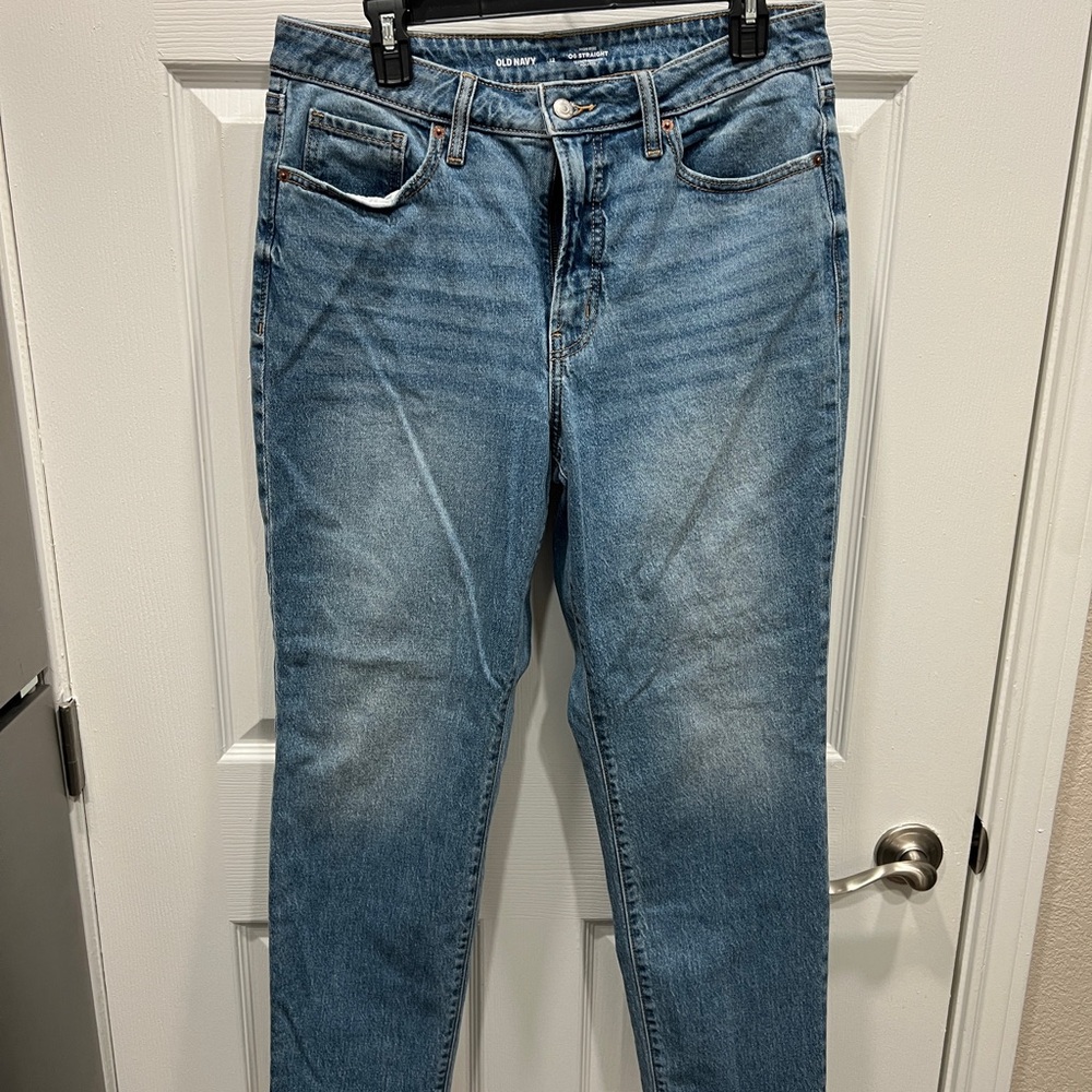 Old Navy Light Blue Straight Leg Jeans